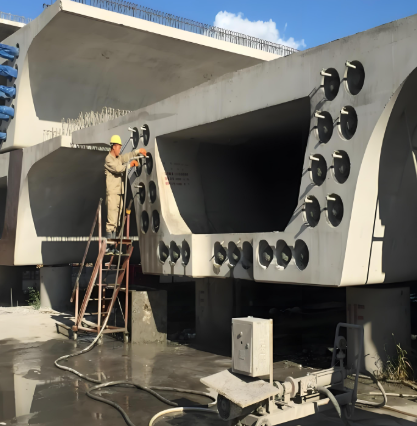 曲松压浆料施工流程及注意事项